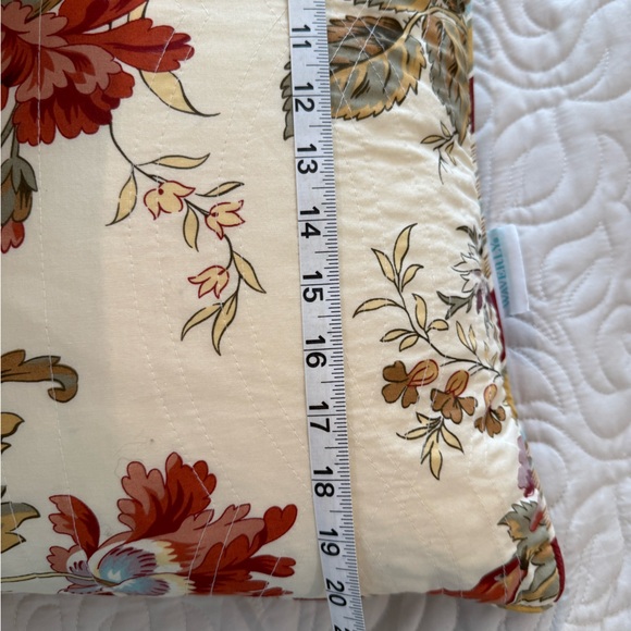 Waverly Floral Charleston Chirp accent pillow EUC - Picture 5 of 6